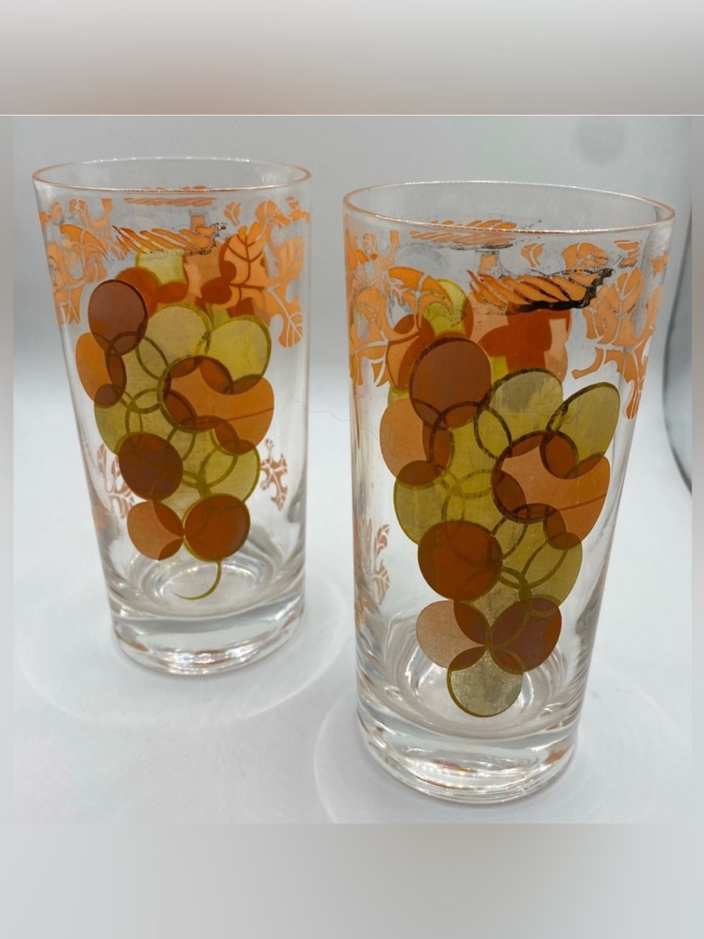 MCM Grape Glasses Set of 2 Vintage